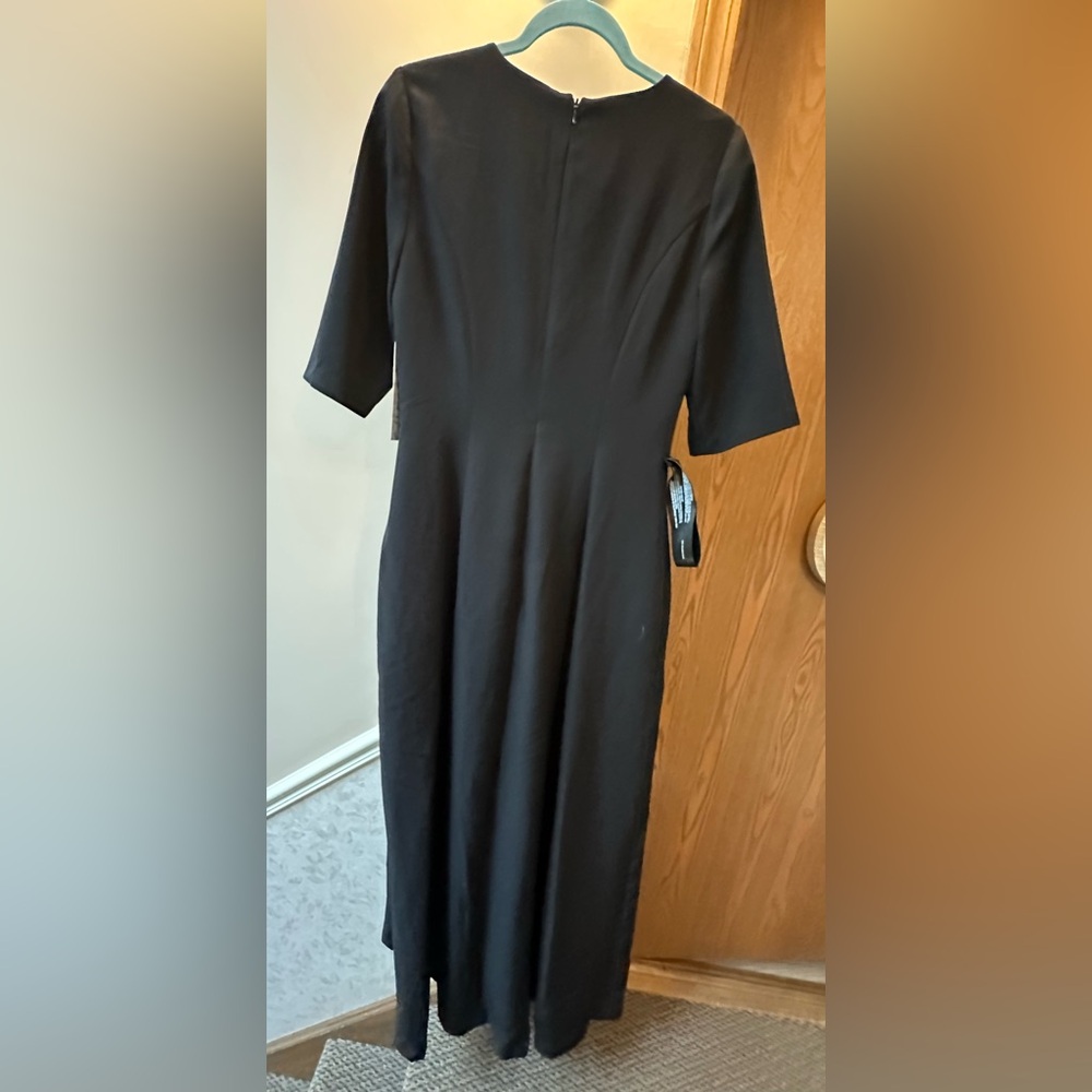 Davina Walk Thru Jumpsuit Elegant Black Pantsuit Romper - Picture 9 of 10